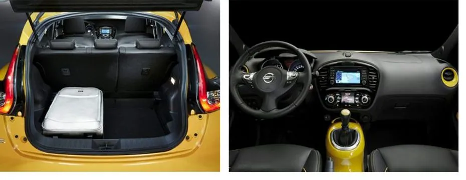 Nissan גוק — פנים הרכב